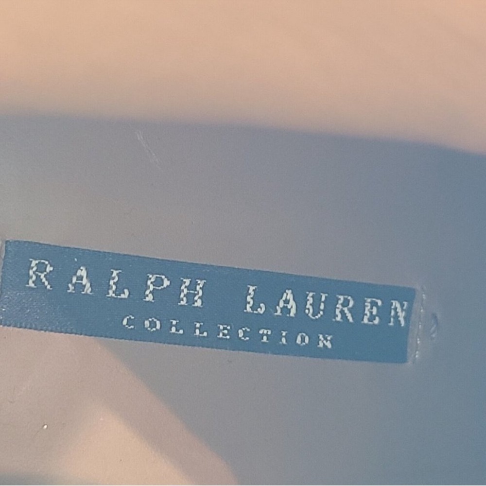 Ralph Lauren Collection Brown Leather Platform Ankle Boots Size 9M Italy - Picture 11 of 14